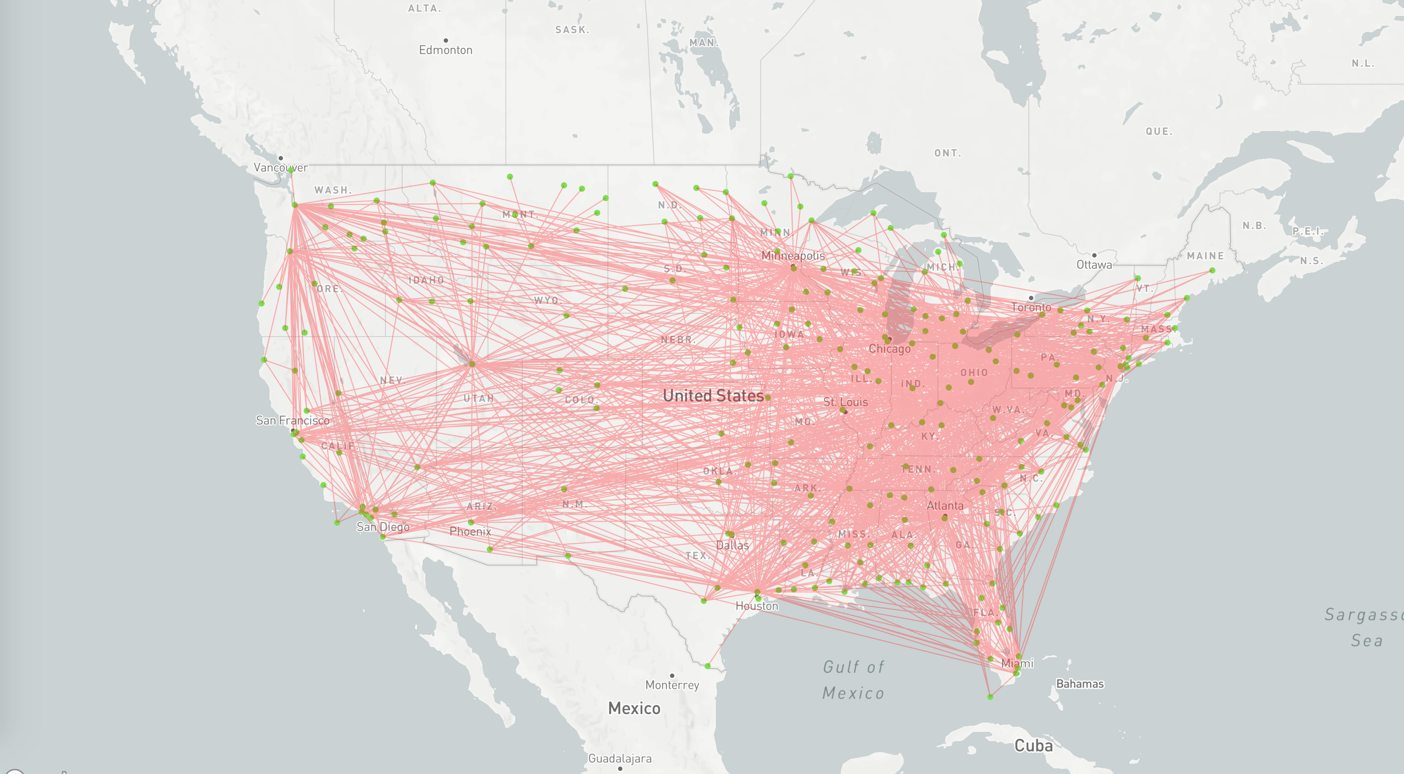 US Airline Canvas